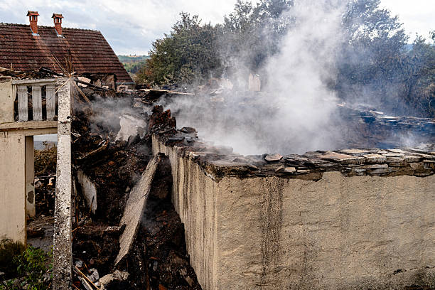 Professional Fire Damage Removal technician working in Medford, MN